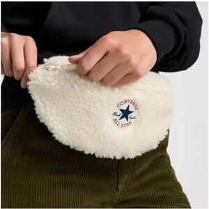 Converse Cream Sherpa Crossbody Bag